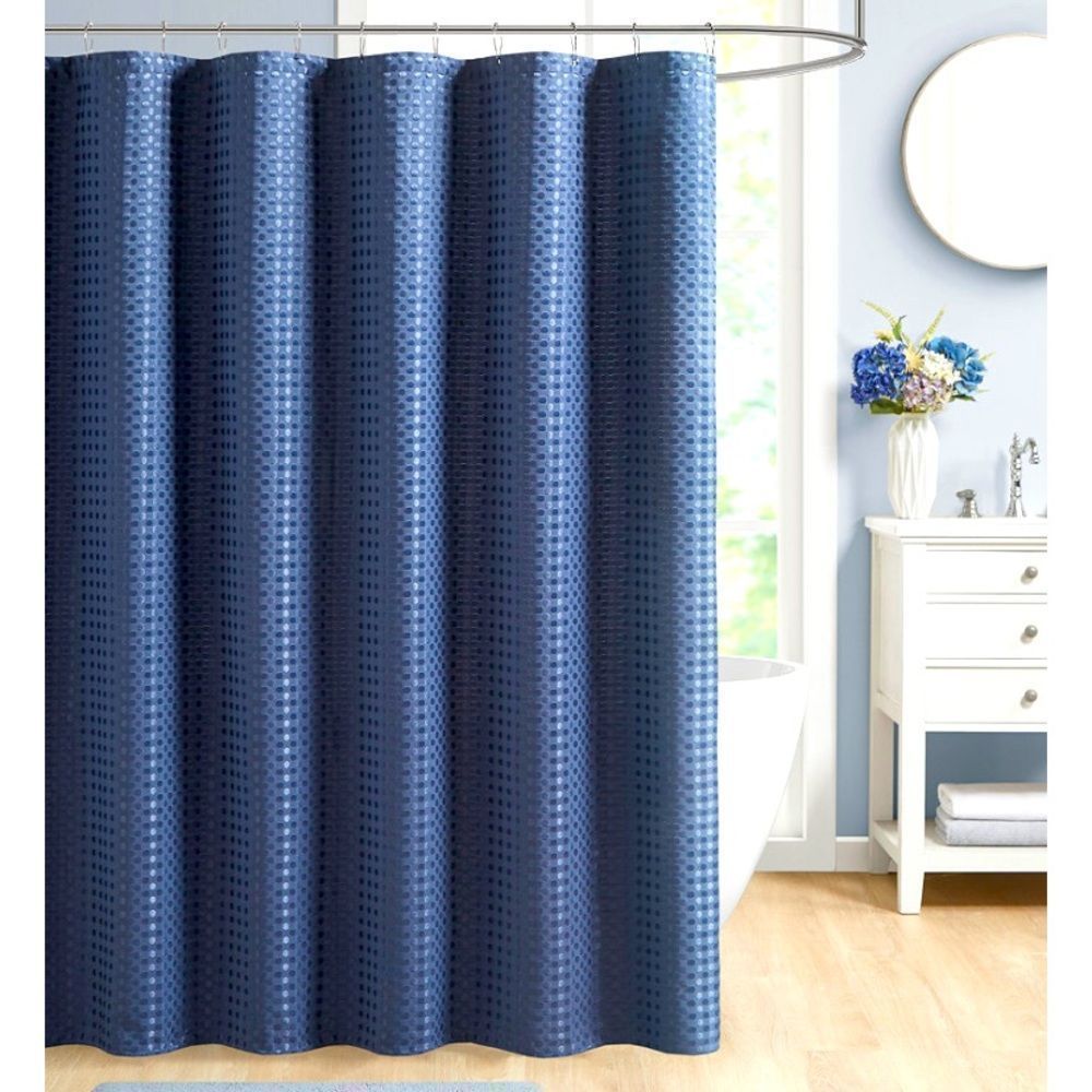 Decor Studio Elm Waffle 72” x 72” shower curtain